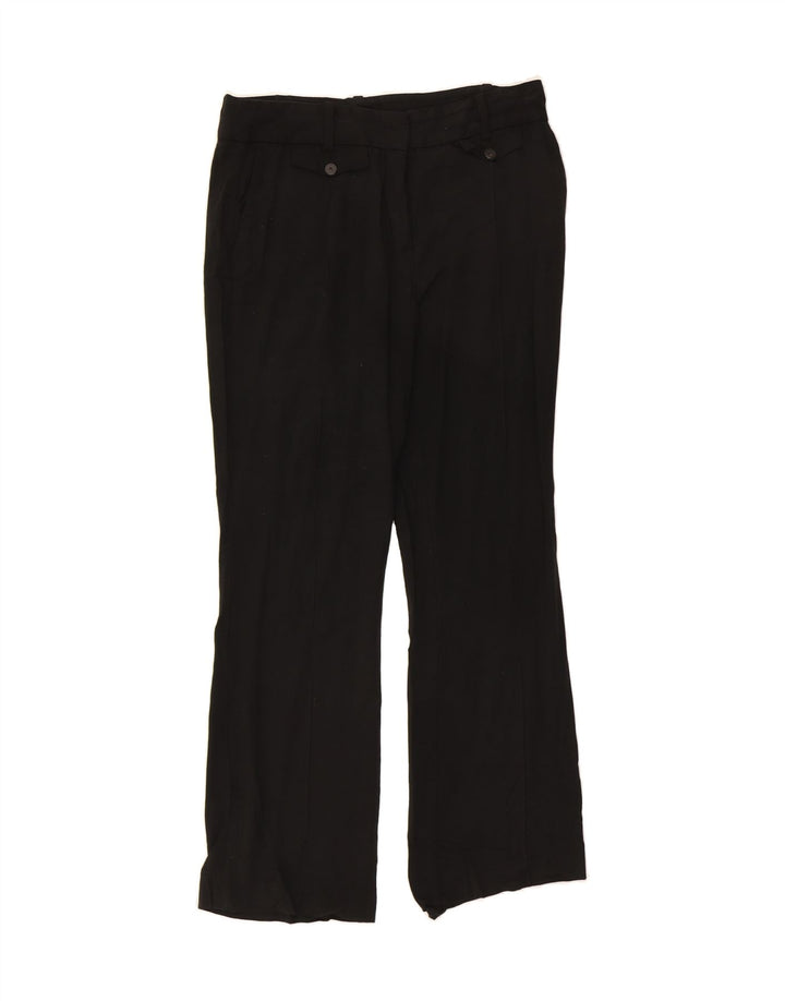 MASSIMO DUTTI Womens Bootcut Casual Trousers EU 40 Medium W30 L31 Black Vintage Massimo Dutti and Second-Hand Massimo Dutti from Messina Hembry 
