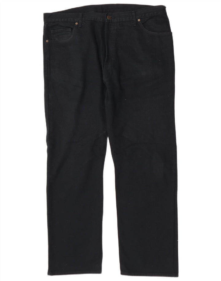Ανδρικό τζιν ίσιο Marks & Spencer W40 L31 Navy Blue Cotton