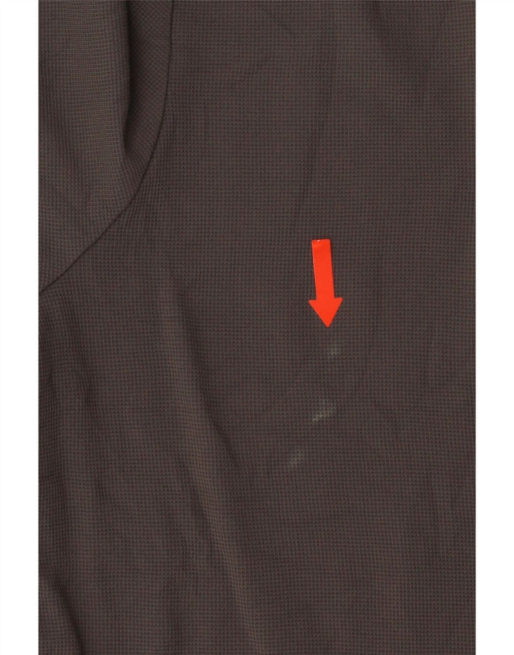 MUSTO Ανδρικό πουκάμισο Polo XL Γκρι Πολυαμίδιο