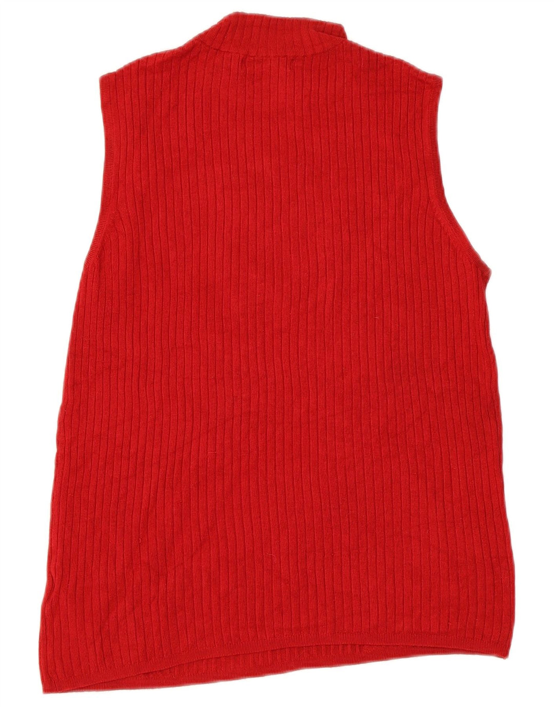 Marks & Spencer Γυναικείο γιλέκο Tank Top UK 12 μεσαία κόκκινη βισκόζη