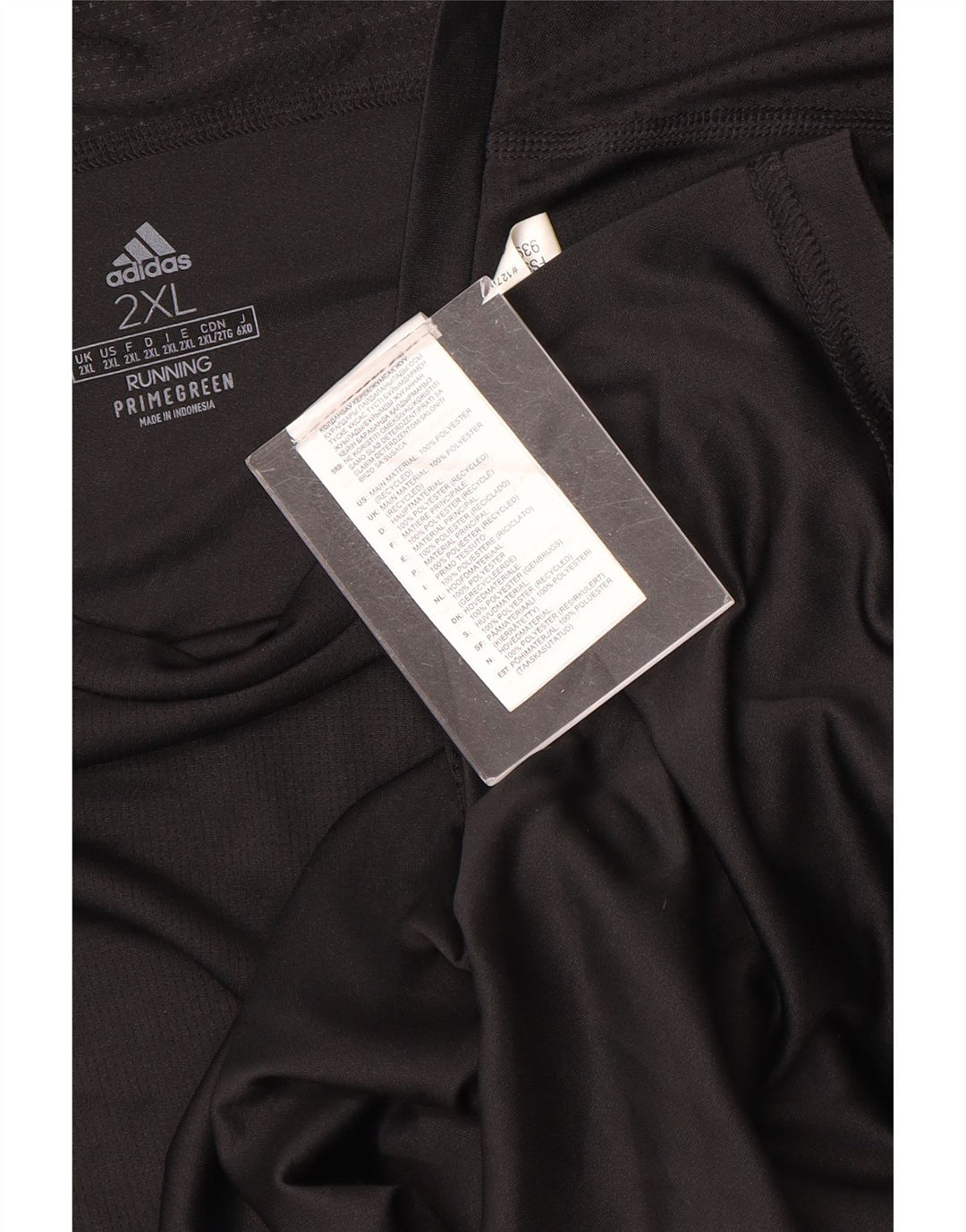 Ανδρικό T-Shirt Aeroready ADIDAS Top 2XL Μαύρο Πολυεστέρας