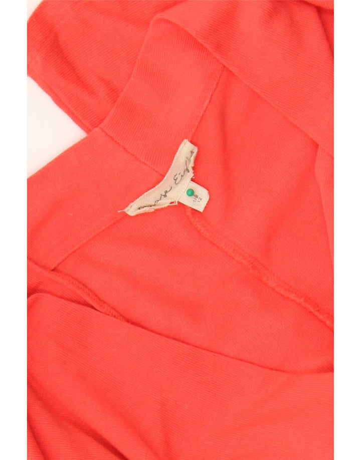 Φάση Οκτώ Γυναικείο Oversized Top 3/4 Sleeve UK 12 Medium Orange