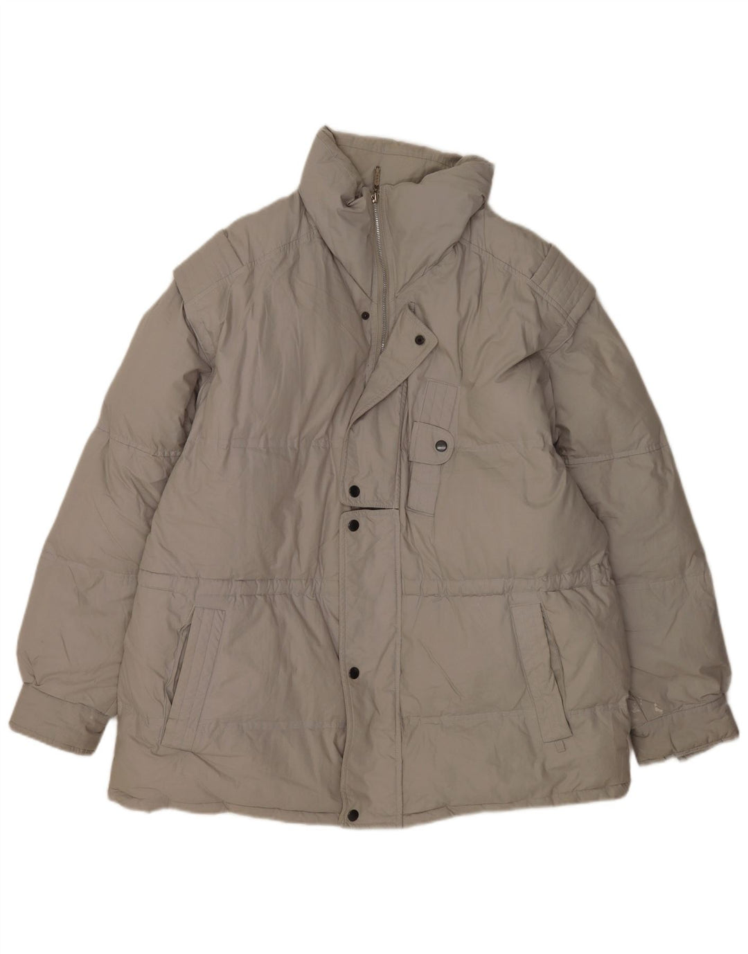 Vintage Ανδρικό μπουφάν με επένδυση UK 44 2XL Γκρι βαμβακερό