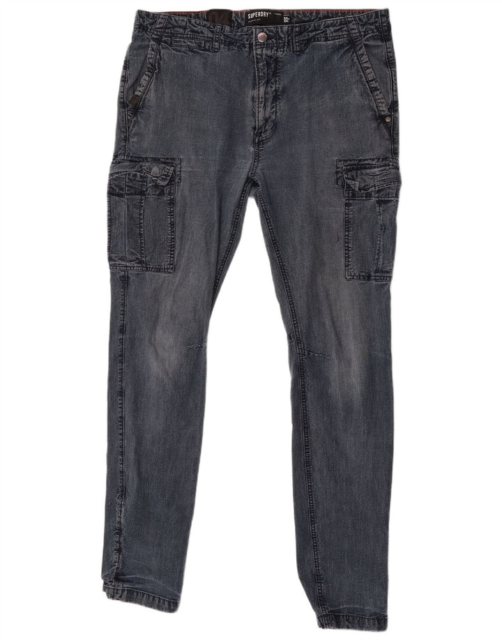 Superdry Ανδρικό Cargo Skinny Jeans W34 L34 Μπλε βαμβακερό