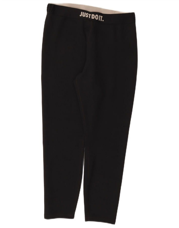Γυναικεία γραφικά κολάν Nike UK 18 XL Μαύρο Πολυεστέρας