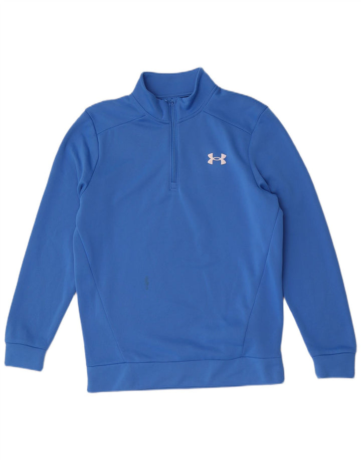 Under Armour Ανδρικό Φούτερ με φερμουάρ, Μπλε Πολυεστέρας