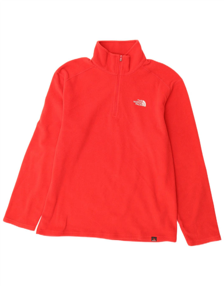The North Face Ανδρικό φερμουάρ Fleece Jumper Μεσαίο κόκκινο πολυεστέρας