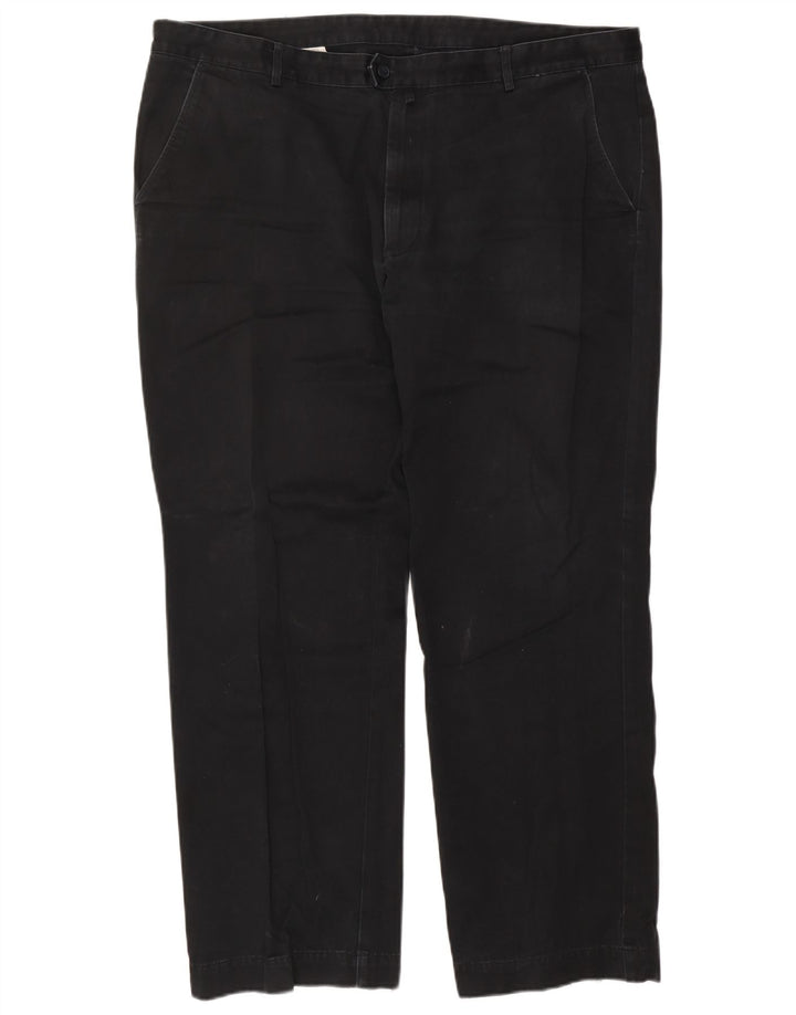 Ανδρικό ίσιο παντελόνι Chino Gant W44 L32 Μαύρο