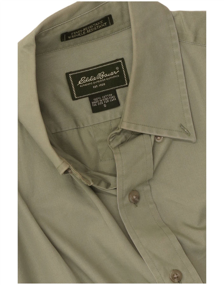 Ανδρικό πουκάμισο Eddie Bauer, μικρό πράσινο βαμβακερό