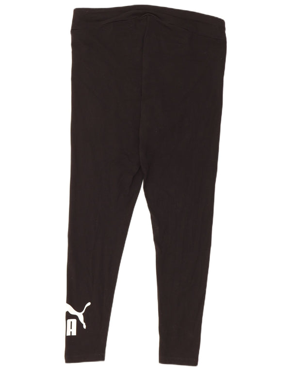Puma Γυναικείο Γραφικό Κολάν UK 18 XL Μαύρο βαμβακερό