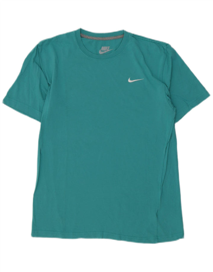 Ανδρικό μπλουζάκι Nike με κανονική εφαρμογή, μεσαίο, βαμβακερό τιρκουάζ