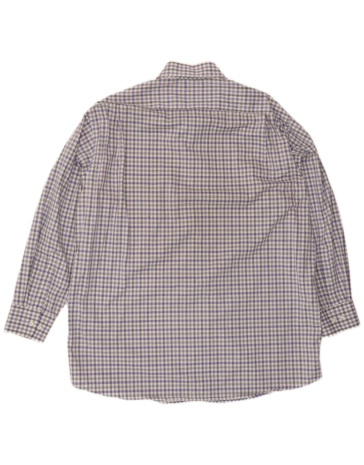 Ανδρικό πουκάμισο Tommy Hilfiger Regular Fit Size 17 XL Blue Gingham