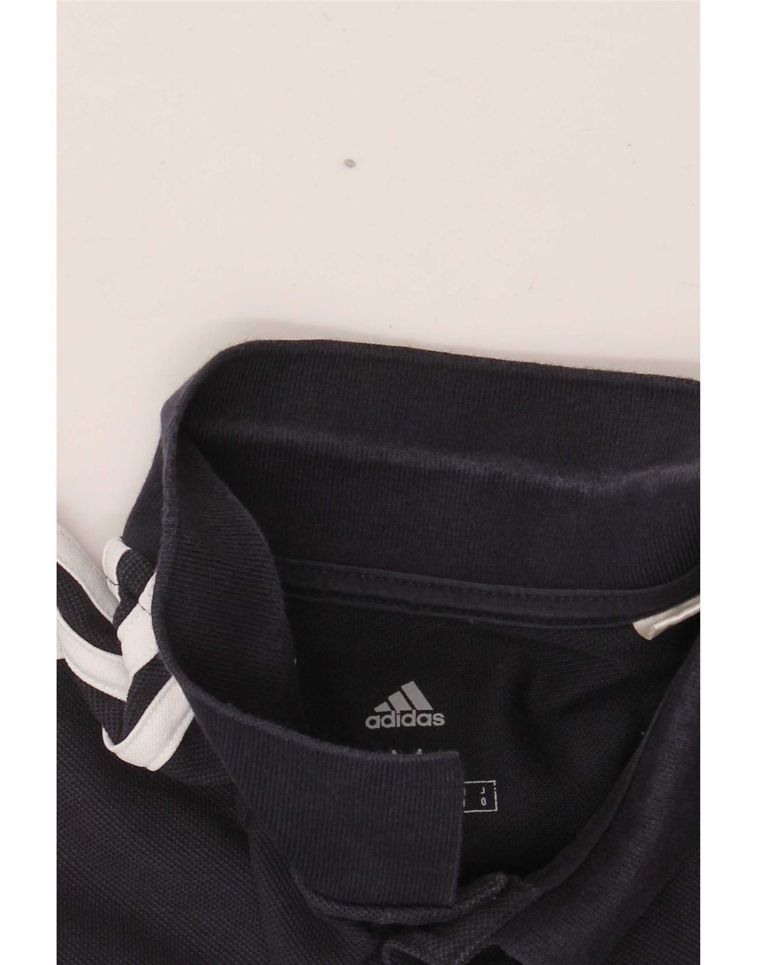 Ανδρικό πουκάμισο πόλο Adidas, μεσαίο μπλε, βαμβακερό