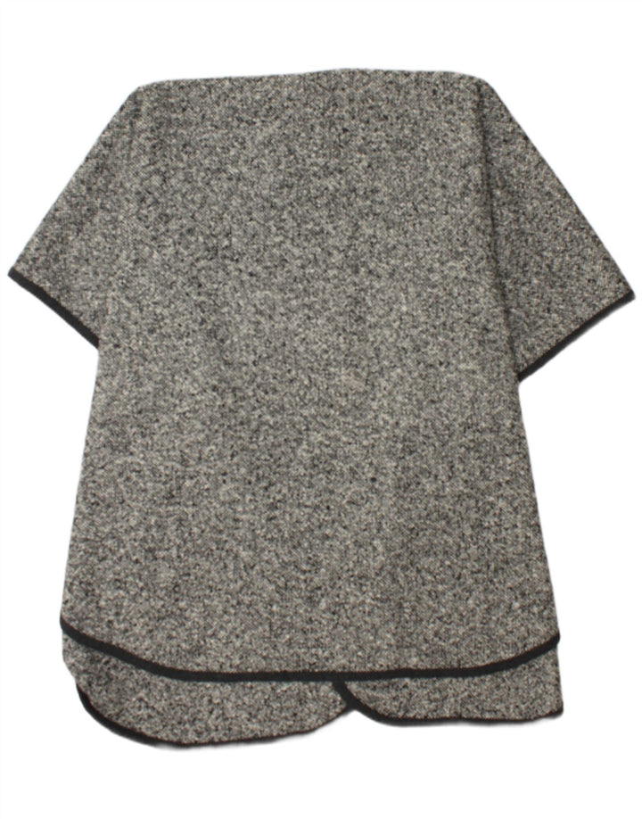 Vintage γυναικείο παλτό Cape One Size Grey Flecked