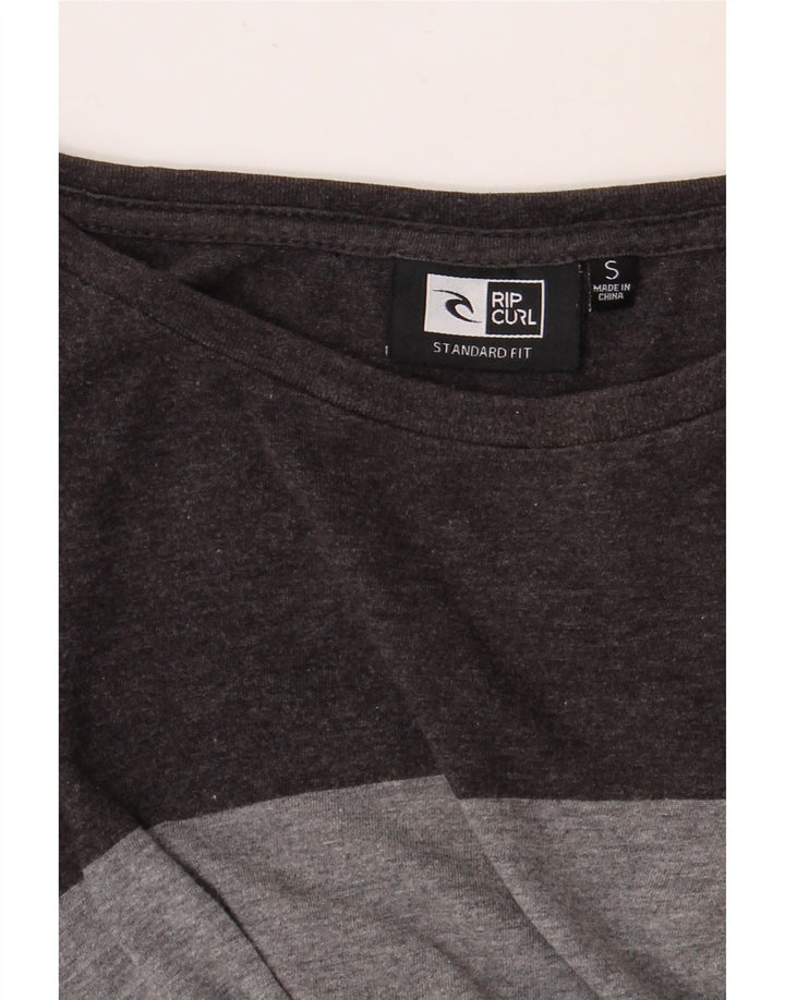RIP CURL Ανδρικό T-Shirt Standard Fit Top Μικρό γκρι ριγέ