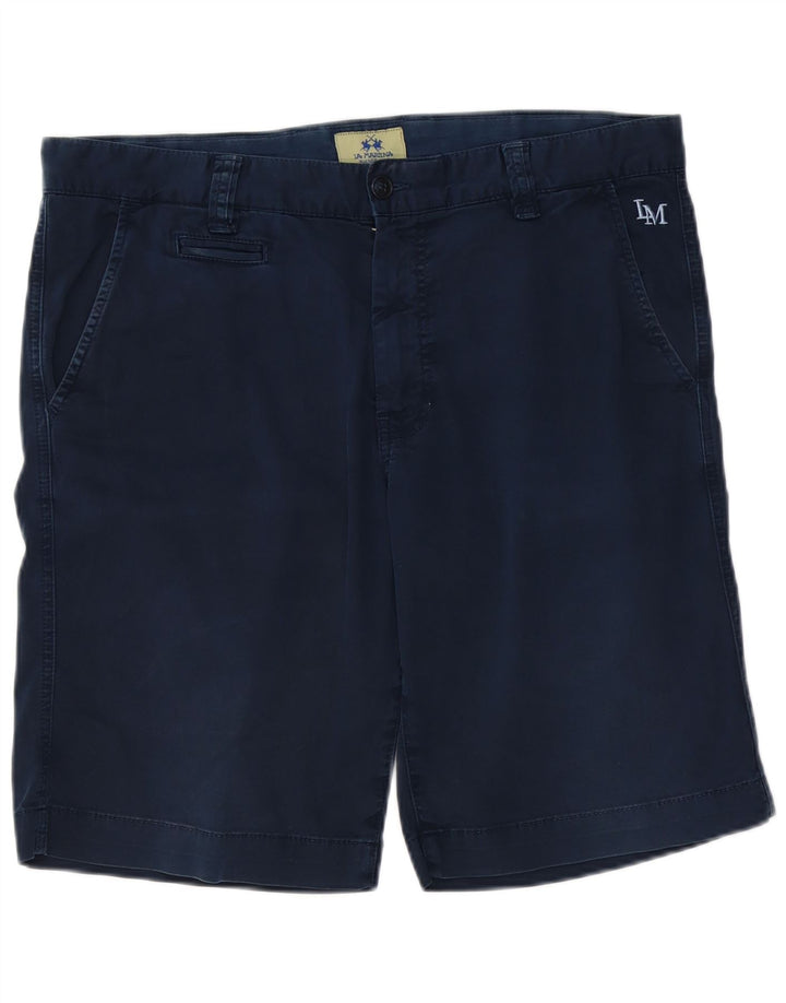 LA MARTINA Ανδρικό σορτς Chino W38 XL Navy Blue