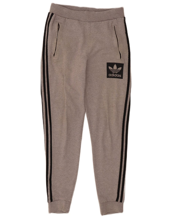 Ανδρική αθλητική φόρμα Adidas Graphic Παντελόνι Joggers XS Γκρι βαμβακερό