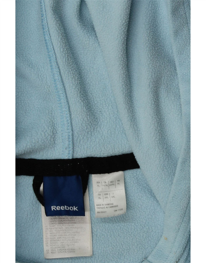Reebok Γυναικείο Fleece Jacket με κουκούλα UK 18 XL Blue Polyester