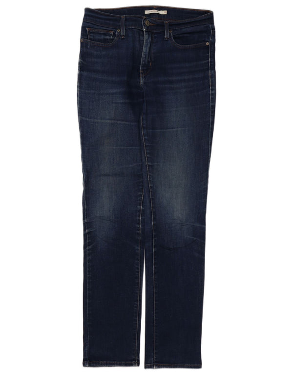 LEVI'S Γυναικείο Slimming Slim Jeans W29 L32 Μπλε βαμβακερό
