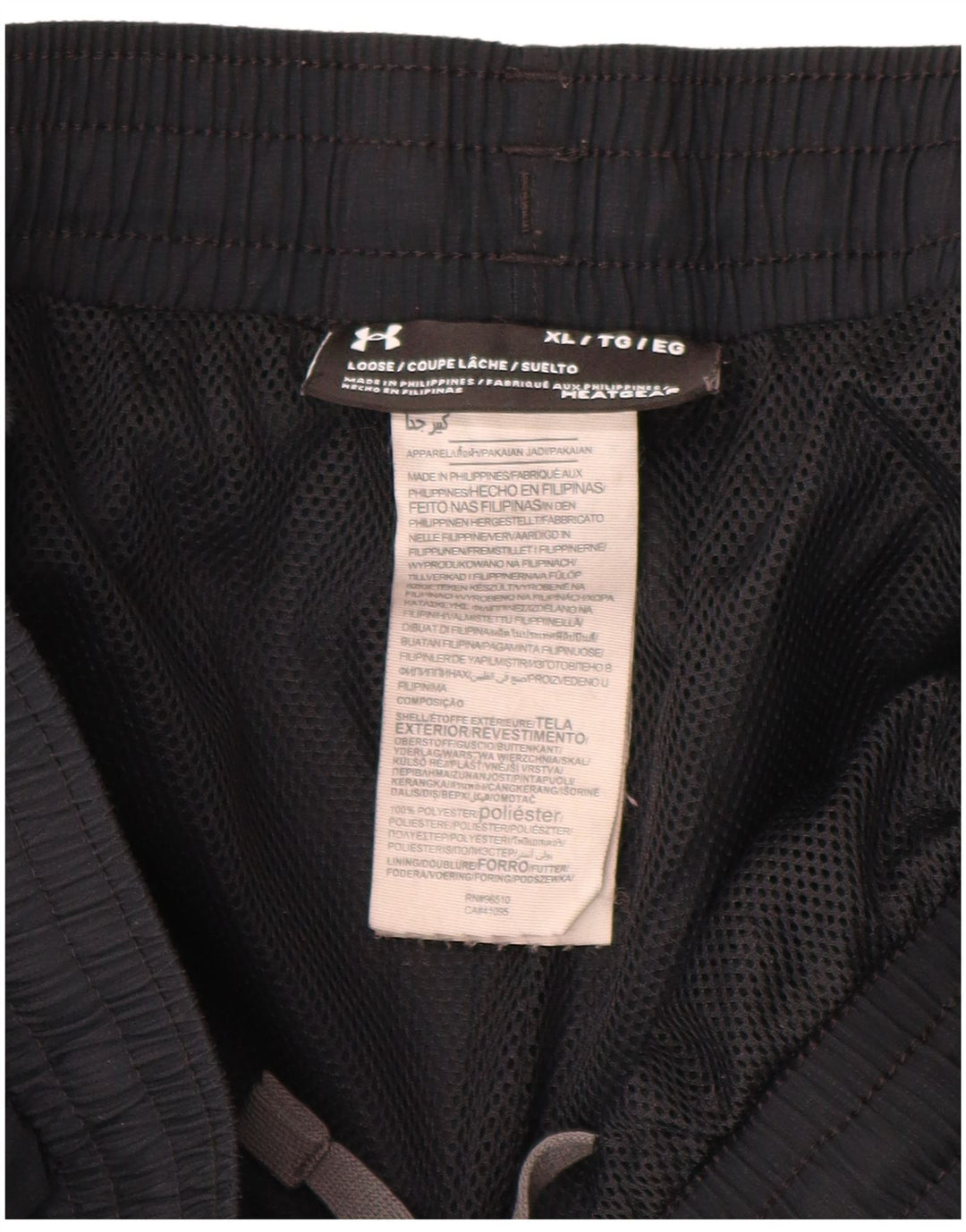 Under Armour Ανδρική φόρμα γραφικής φόρμας παντελόνι XL μαύρο πολυεστέρα