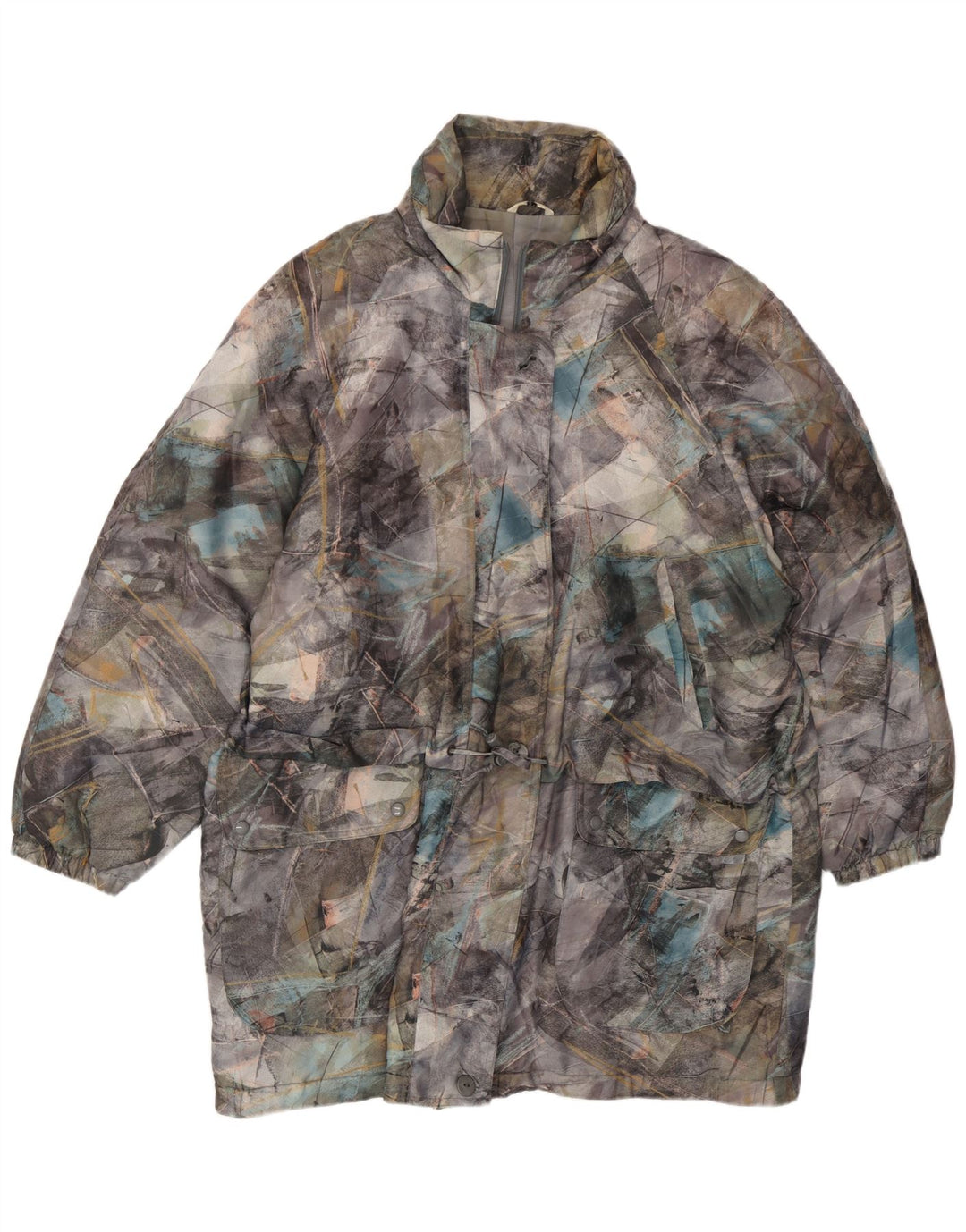 C&A Γυναικείο Abstract Pattern Windbreaker Jacket IT 44 Medium Πολύχρωμο