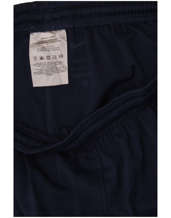 Γυναικείο αθλητικό σορτς Nike Dri Fit UK 12 μεσαίου μπλε πολυεστέρα