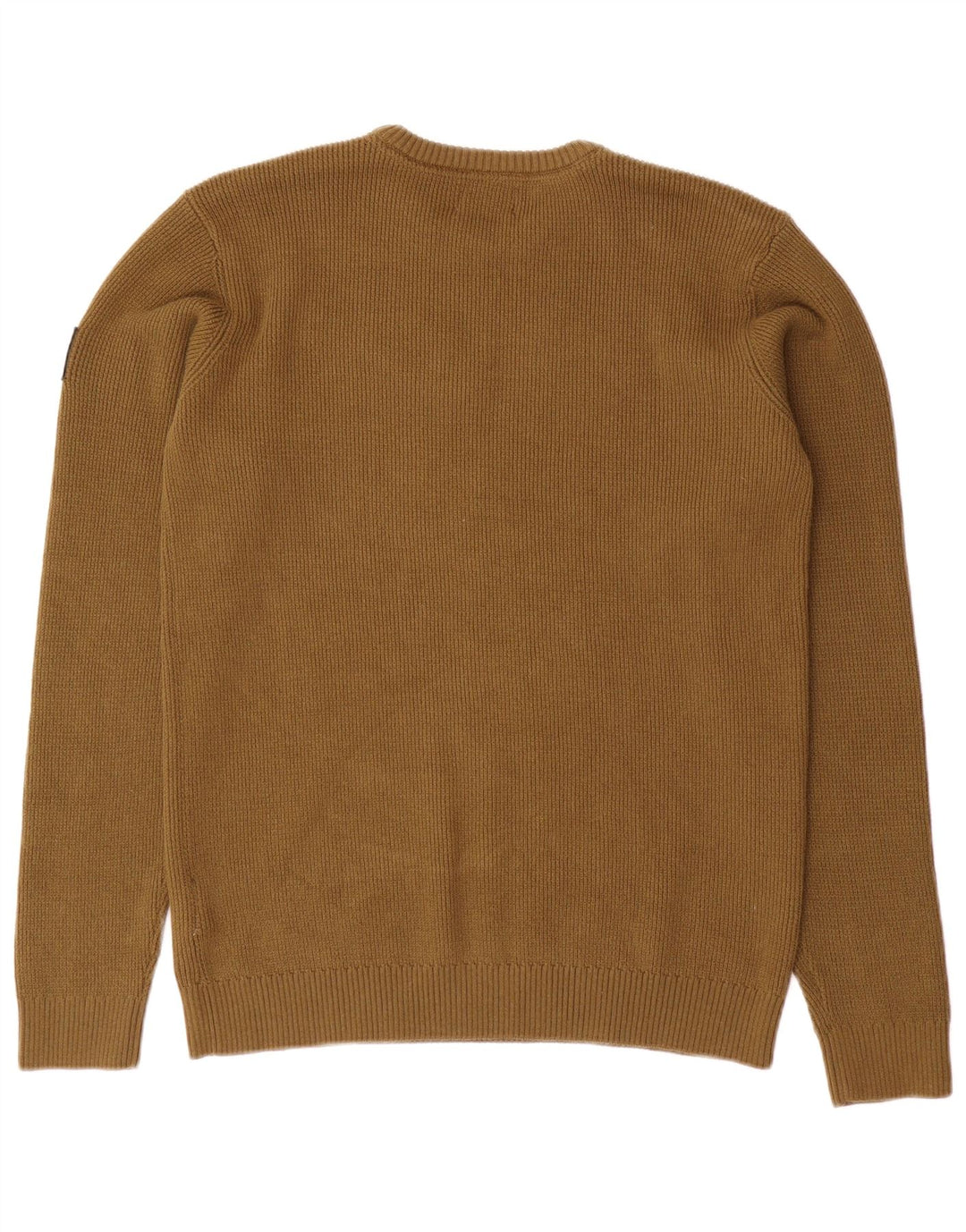 Πουλόβερ Lyle & Scott Boys Crew Neck Jumper 14-15 Years Khaki Cotton