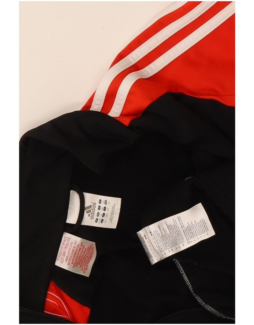 Κορυφαία φόρμα Adidas Boys σακάκι 15-16 ετών Μαύρο Colourblock Polyester