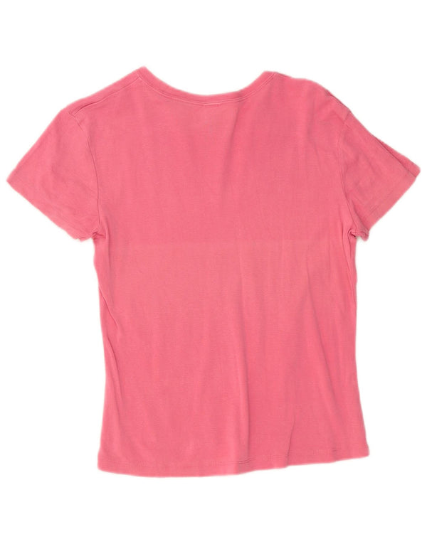 Gap Γυναικείο γραφικό T-Shirt Top UK 12 Medium Pink