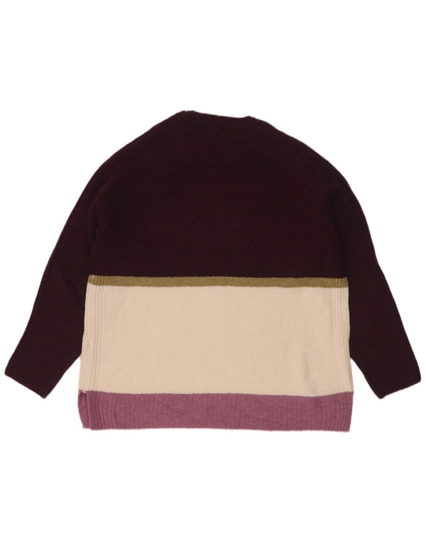 Marks & Spencer Γυναικείο πουλόβερ με λαιμόκοψη UK 16 Large Purple