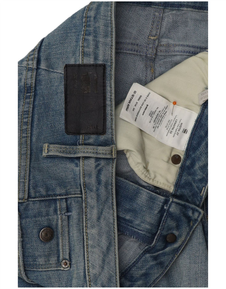 G-STAR Γυναικείο Boyfriend Fit Skinny Jeans W27 L28 Μπλε βαμβακερό