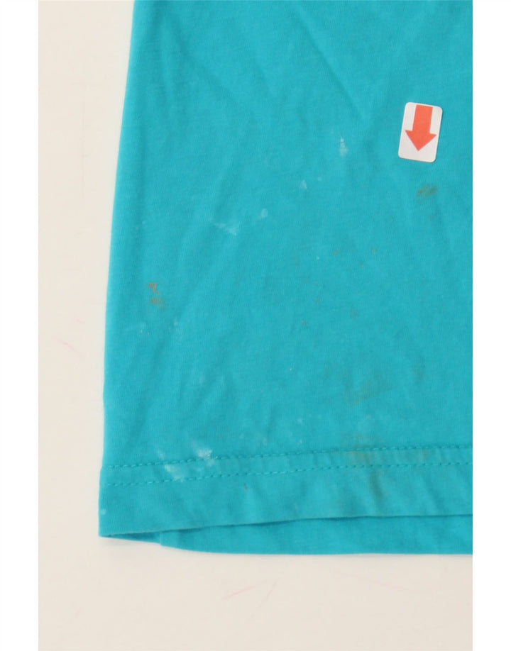 PUMA Mens Graphic T-Shirt Top Large Blue Vintage Puma and Second-Hand Puma from Messina Hembry 