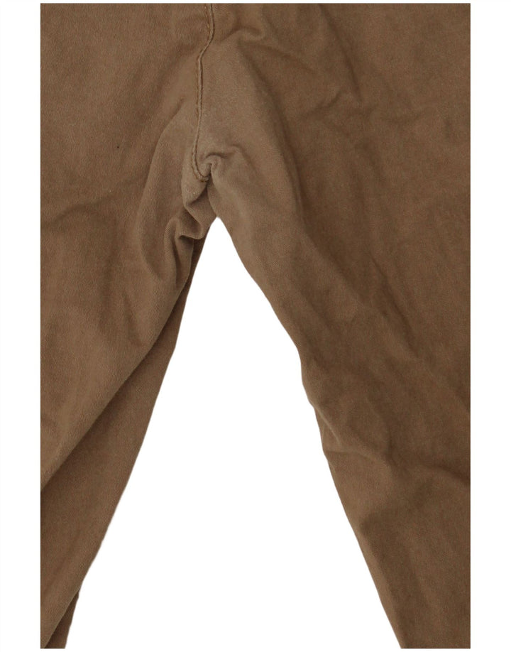 Marks & Spencer Ανδρικά ίσια παντελόνια Chino κανονική εφαρμογή Μικρό καφέ βαμβακερό