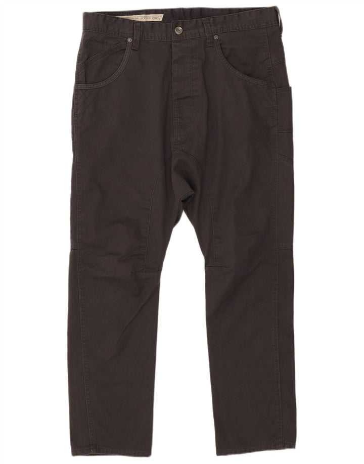 Jack & Jones Ανδρικό Slim Casual Παντελόνι W34 L25 Μαύρο πολυεστέρα