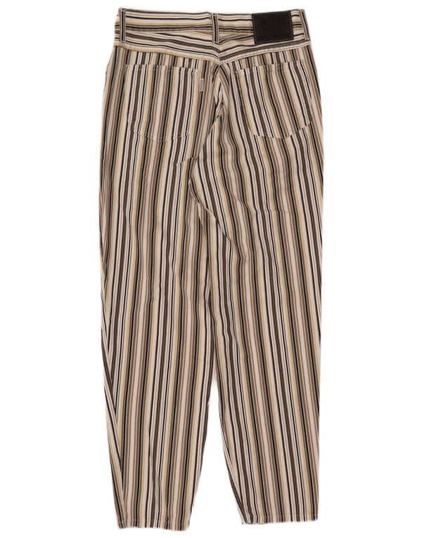 Angels Γυναικείο Ψηλόμεσο Παντελόνι IT 40 Small W29 L28 Μπεζ ριγέ