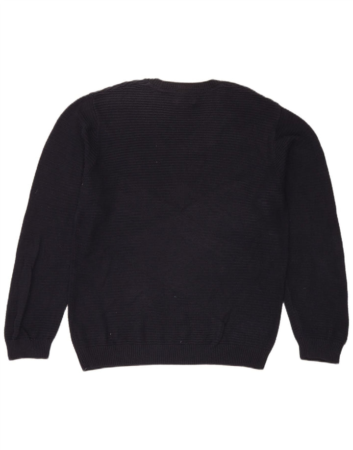 Ανδρικό πουλόβερ Marks & Spencer Regular Fit Crew Neck Jumper Large Navy Blue