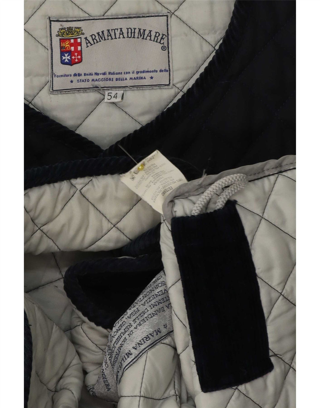 Armata Di Mare Ανδρικό Καπιτονέ Gilet IT 54 2XL Navy Blue Polyester