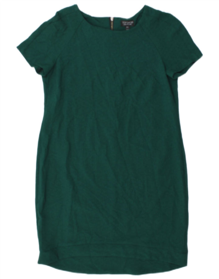 Γυναικείο φόρεμα με θήκη Topshop UK 10 Small Green Polyester