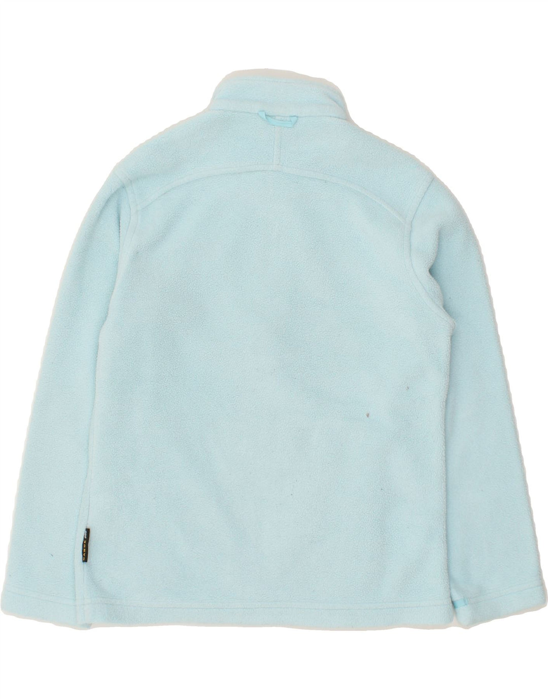 JACK WOLFSKIN Girls Fleece Jacket 9-10 Years Blue Polyester Vintage Jack Wolfskin and Second-Hand Jack Wolfskin from Messina Hembry 