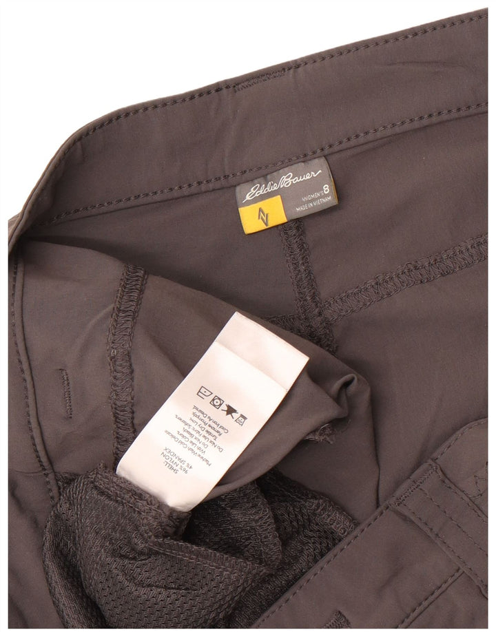 Γυναικείο σορτς Cargo Eddie Bauer US 8 Medium W32 Grey Nylon