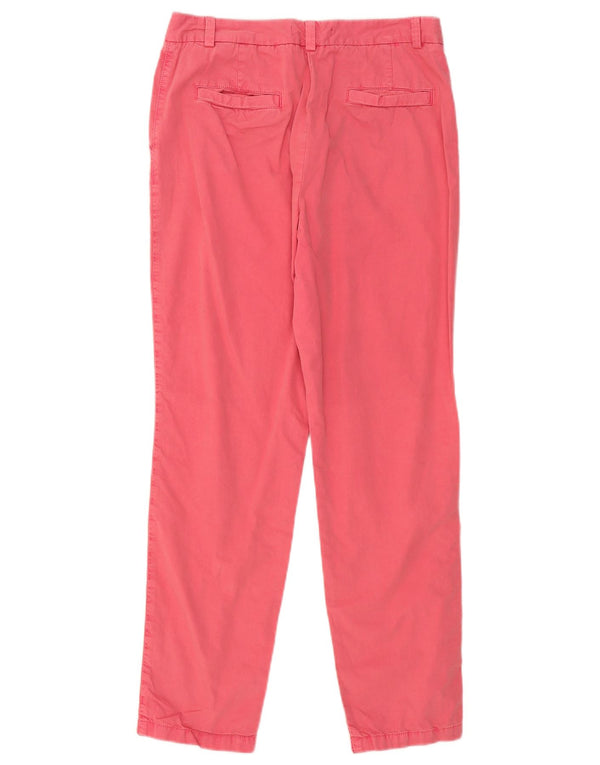 Marks & Spencer Γυναικείο Slim παντελόνι Chino UK 10 Small W30 L28 Pink Cotton