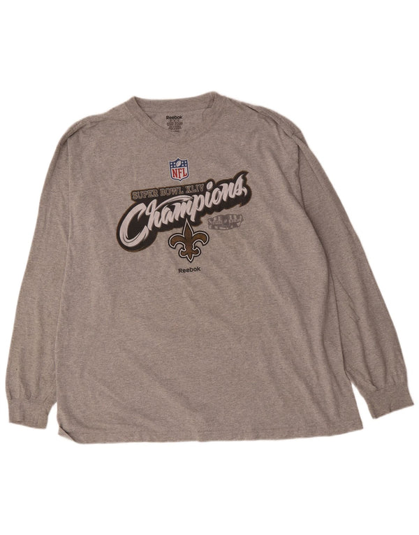 Reebok ανδρικό τοπ μακρυμάνικο 2XL γραφικό New Orleans Saints