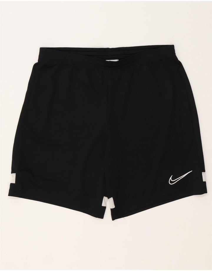 Ανδρικό αθλητικό σορτς Nike Dri Fit από μεσαίο μαύρο πολυεστέρα