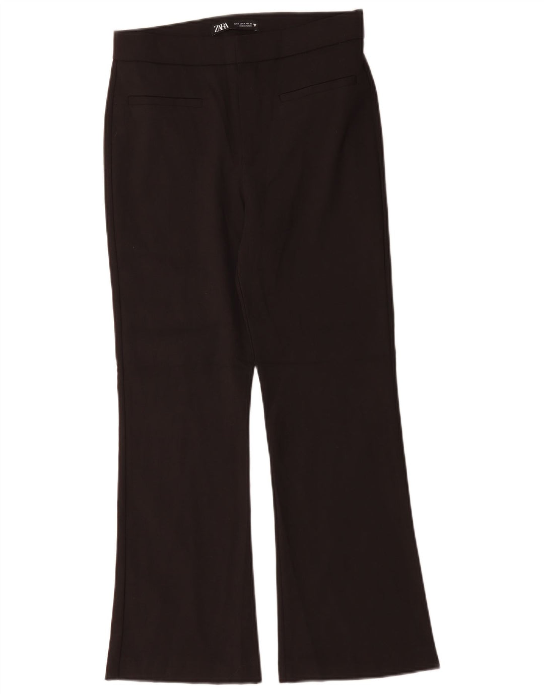 Zara Γυναικείο Bootcut Casual Παντελόνι Medium W28 L26 Μαύρο βαμβακερό