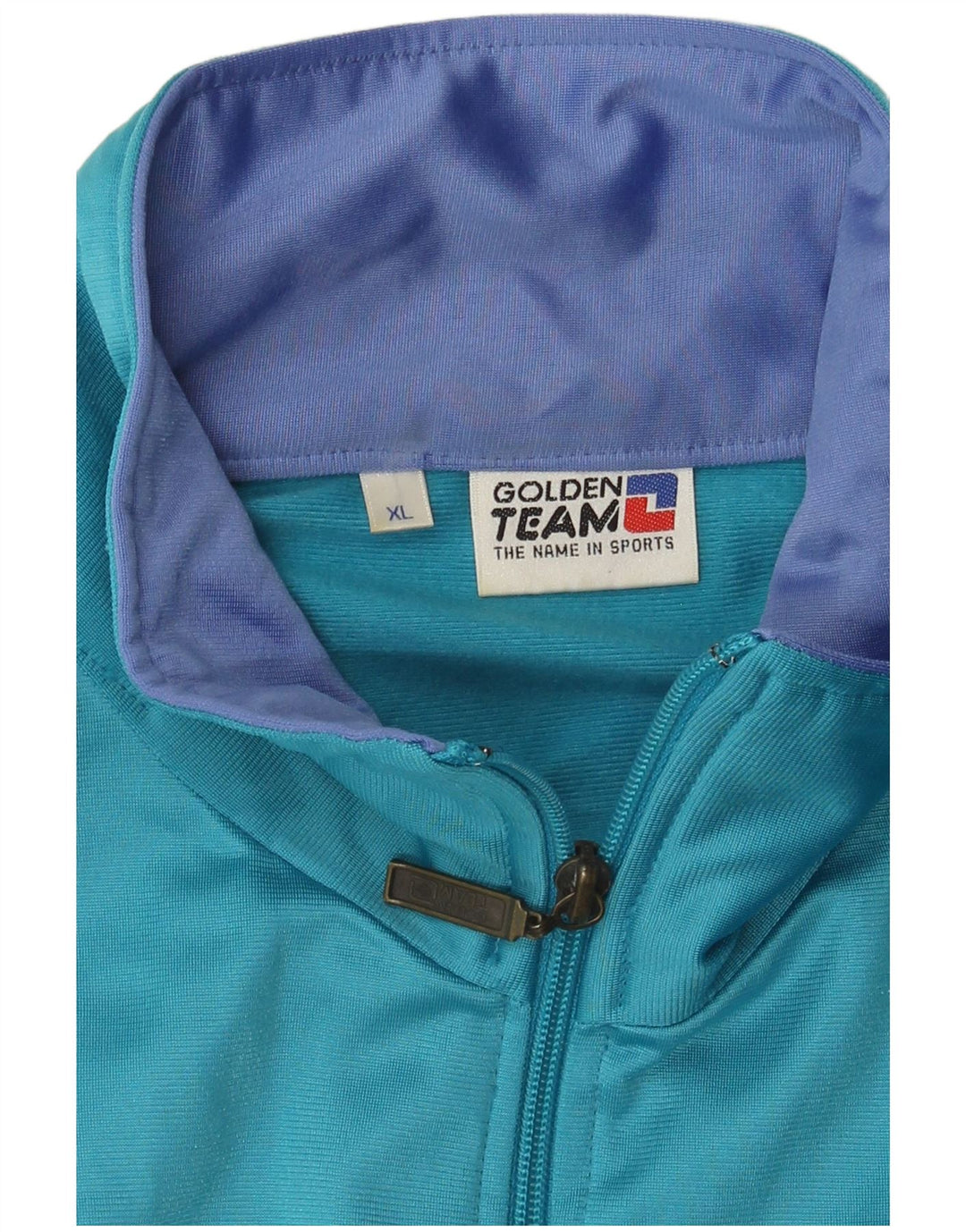 Ανδρική φόρμα Golden Team Top Jacket XL Blue Colourblock Polyester