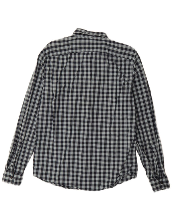 Ανδρικό πουκάμισο Timberland Slim Fit Medium Navy Blue Gingham Cotton