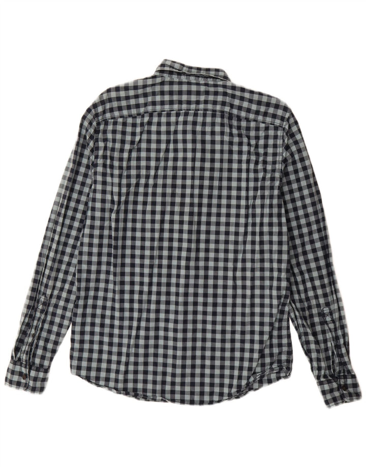 Ανδρικό πουκάμισο Timberland Slim Fit Medium Navy Blue Gingham Cotton