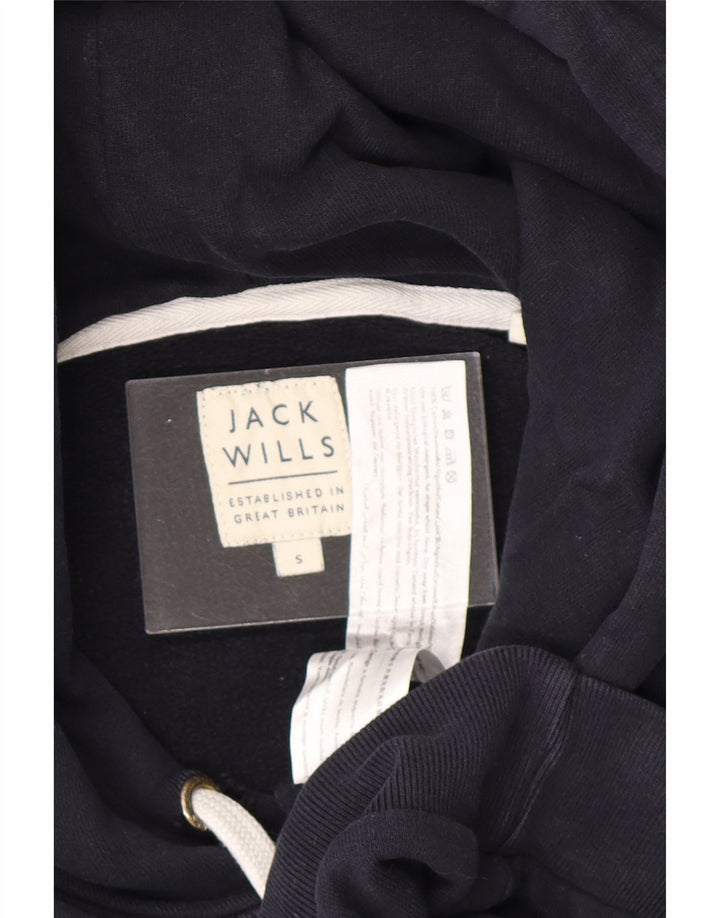 JACK WILLS Ανδρικό μπλουζάκι με κουκούλα, μικρό ναυτικό, βαμβακερό