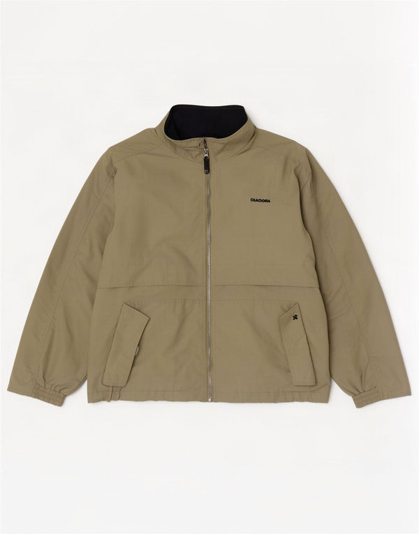 Diadora Ανδρικό μπουφάν βροχής UK 38 Medium Khaki Polyamide