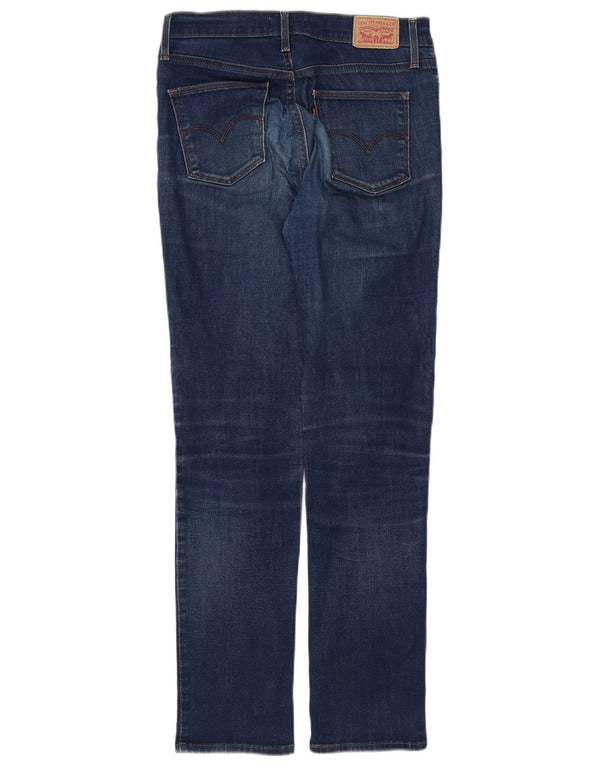 LEVI'S Γυναικείο Slimming Slim Jeans W29 L32 Μπλε βαμβακερό